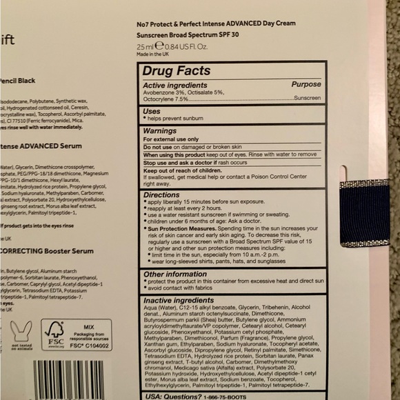 No7 The Best Of No7 Collection NEW IN BOX Protect & Prevent Skincare & makeup - Picture 14 of 14